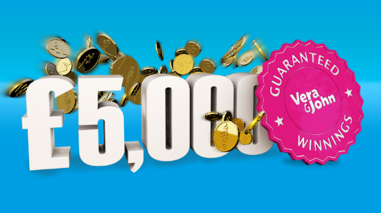Ensimmäinen voitto Guaranteed Winnings-tarjouksesta Vera&John-sivustolla